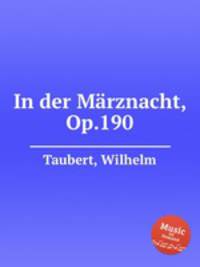 In der Mrznacht, Op.190