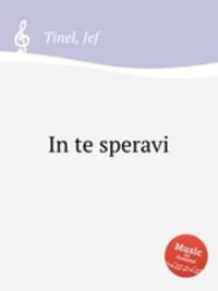 In te speravi