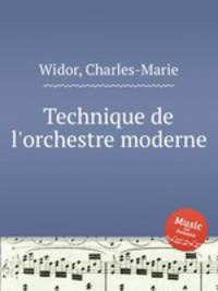 Technique de l`orchestre moderne