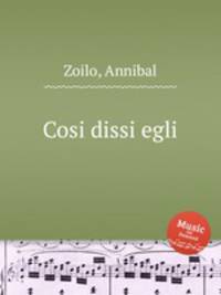 Cosi dissi egli