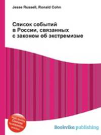Список событий в России, связанных с законом об экстремизме
