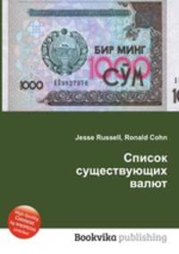 Список существующих валют