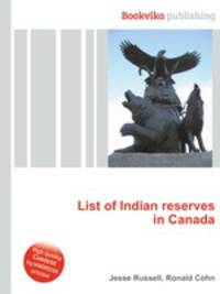 List of Indian reserves in Canada
