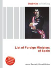 List of Foreign Ministers of Spain