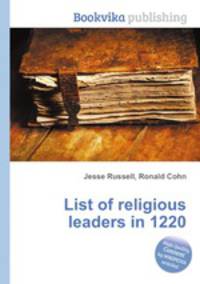 List of religious leaders in 1220