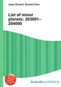 List of minor planets: 203001–204000
