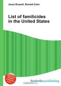 List of familicides in the United States