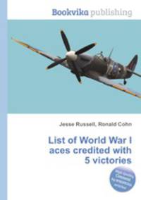List of World War I aces credited with 5 victories