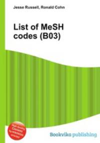 List of MeSH codes (B03)
