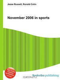 November 2006 in sports