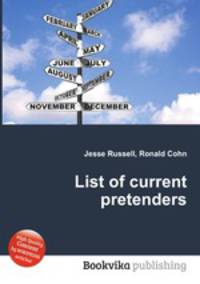 List of current pretenders