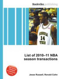 List of 2010–11 NBA season transactions