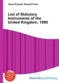 List of Statutory Instruments of the United Kingdom, 1990