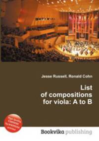 List of compositions for viola: A to B