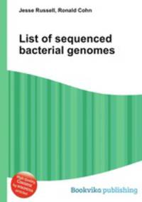 List of sequenced bacterial genomes