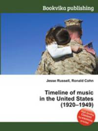 Timeline of music in the United States (1920–1949)