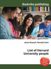 List of Harvard University people
