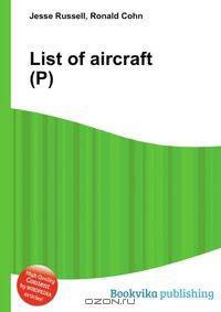List of aircraft (P)