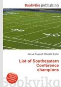 List of Southeastern Conference champions