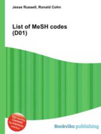 List of MeSH codes (D01)