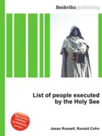 List of people executed by the Holy See