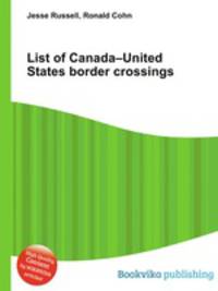 List of Canada–United States border crossings