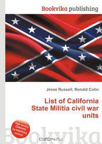 List of California State Militia civil war units
