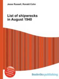 List of shipwrecks in August 1940
