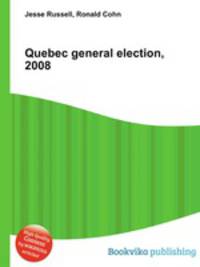 Quebec general election, 2008