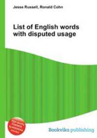 List of English words with disputed usage