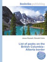 List of peaks on the British Columbia–Alberta border