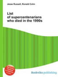 List of supercentenarians who died in the 1990s