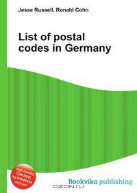 List of postal codes in Germany