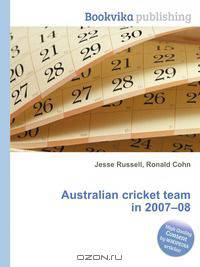 Australian cricket team in 2007–08