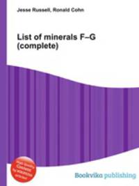 List of minerals F–G (complete)