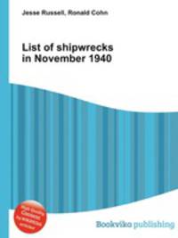 List of shipwrecks in November 1940