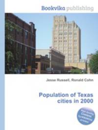 Population of Texas cities in 2000