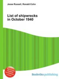 List of shipwrecks in October 1940