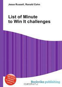 List of Minute to Win It challenges