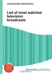 List of most watched television broadcasts