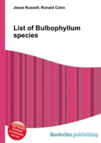 List of Bulbophyllum species