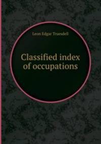 Classified index of occupations