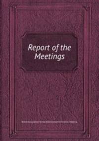Report of the Meetings
