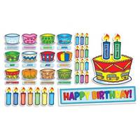 Birthday Cakes mini bulletin boards (62 pieces) ***