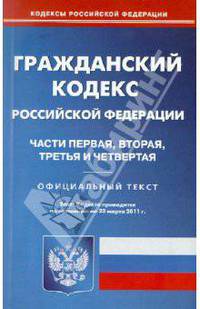 Гражданский кодекс РФ. Части 1-4 по состоянию на 22.03.11 года