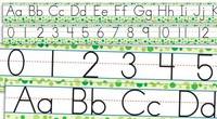 Scholastic Teacher's Friend. Standard Manuscript Alphabet and Numbers 0-30. Bulletin Board