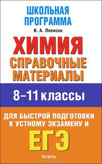 Химия. Справочные материалы. 8-11-й классы
