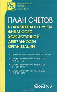 План счетов бухгалтерского учета финансово-хозяйственной деятельности организаций