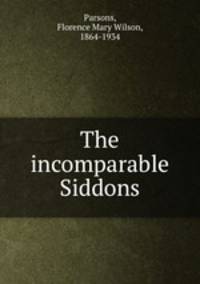 The incomparable Siddons