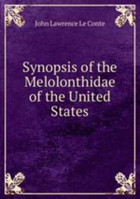 Synopsis of the Melolonthidae of the United States
